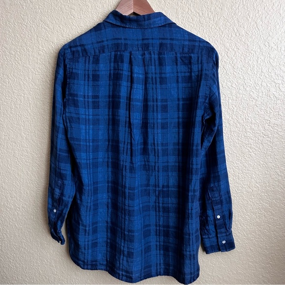 Lauren Ralph Lauren Long Sleeve Linen Tunic Top - Picture 2 of 6